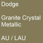 Preview: Dodge, Granite Crystal Metallic, AU / LAU.